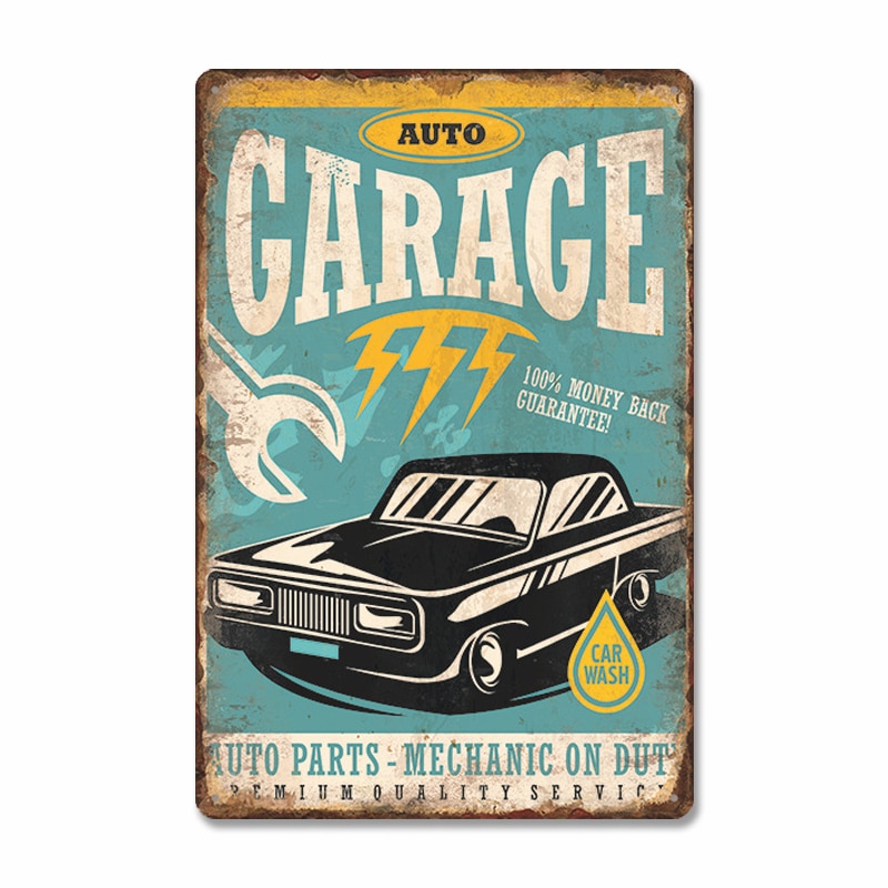 Affiche Garage Vintage