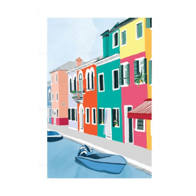 Paysage Venise Italie - Toile-Deco