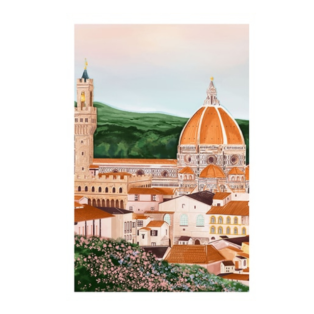 Tableau Voyage à Florence - Toile Déco