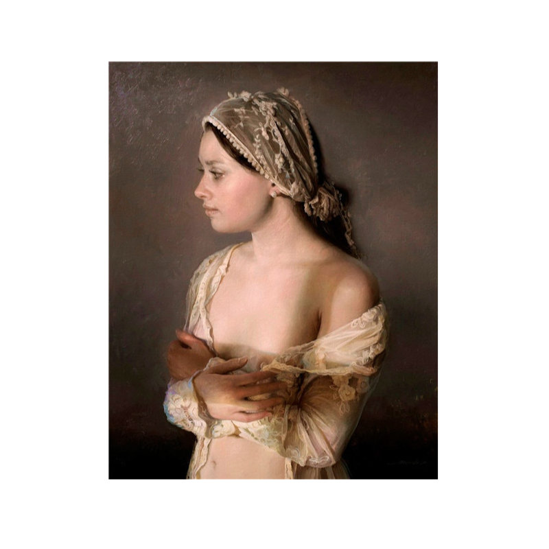 Tableau Portrait Femme "Lady Belle"