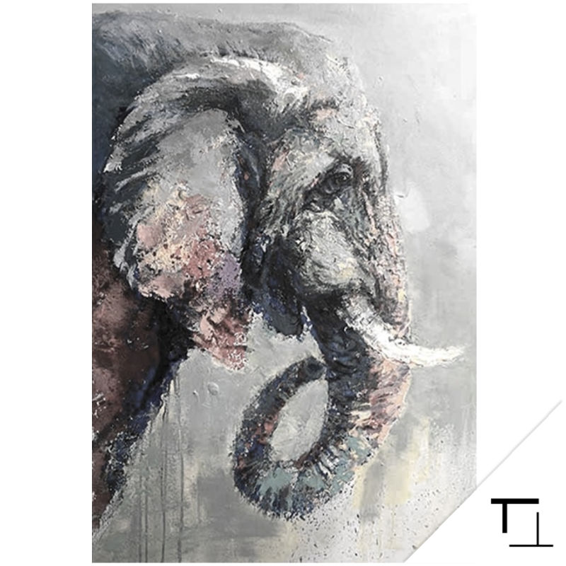 Toile éléphant