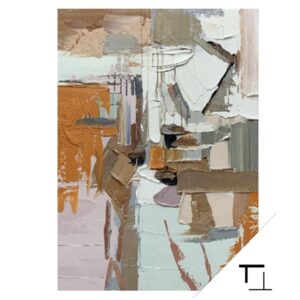 Toile peinte à la main