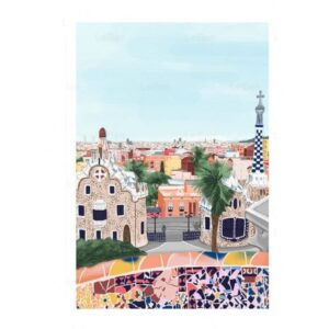 Tableau Paysage Barcelone