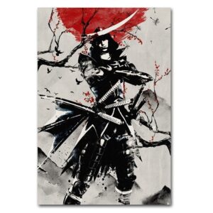 Tableau Samouraï sur Toile