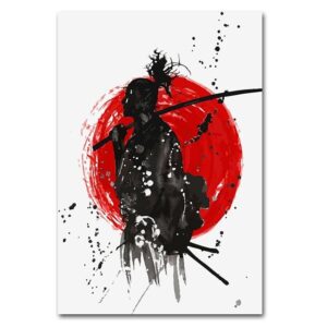 Peinture Japonaise Samouraï