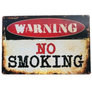 Affiche Rétro Vintage Warning