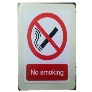 Affiche Vintage No Smoking