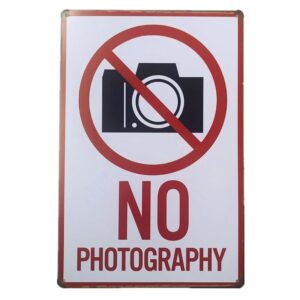 Affiche Vintage No Photo