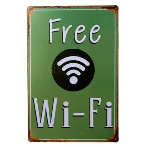 Affiche WiFi Vintage