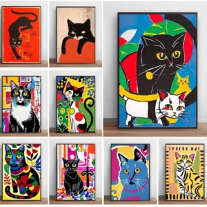 Tableau Pop Art Chat
