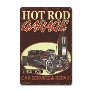 Affiche Vintage Car Service