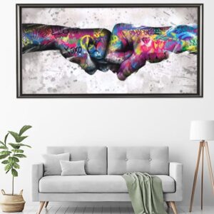 Tableau Abstrait Coup de Poing