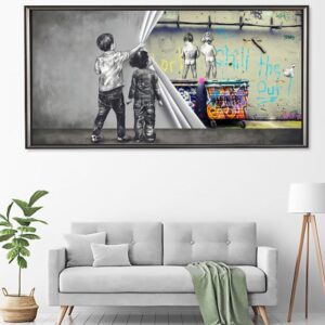 Tableau Street Art Enfants