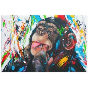 Toile Singe Pop Art