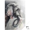 Toile éléphant